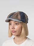 Кепка STETSON арт. 6873902 HATTERAS PATCHWORK BARISTA (коричневый / синий)